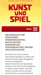 Mobile Screenshot of kunstundspiel.de